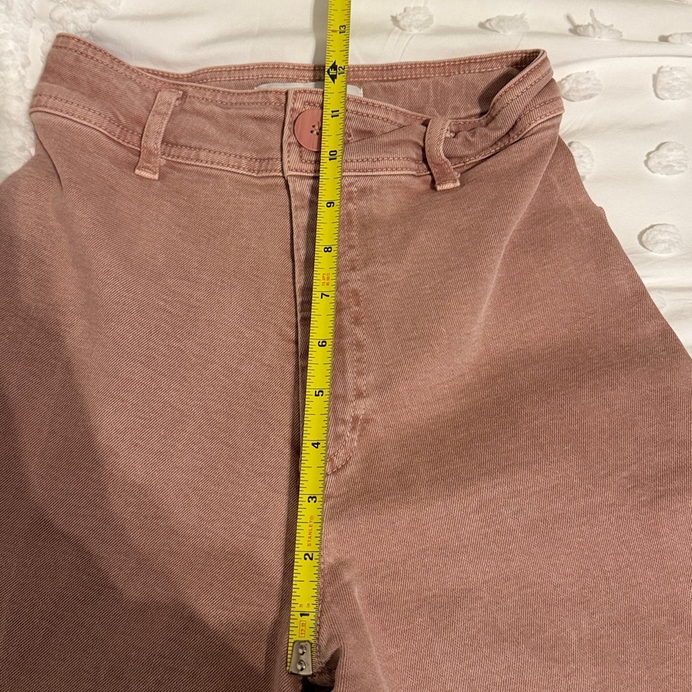 Zara Women's Dusty Rose Flare Jeans - Picture 4 of 4